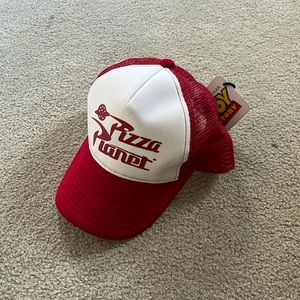 Pizza planet trucker hat